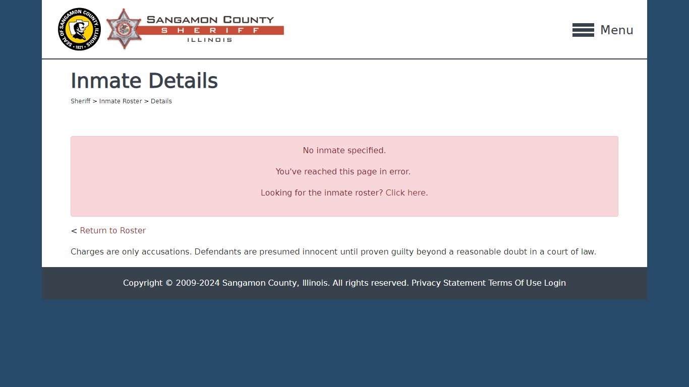 Inmate Details - sangamonil.gov